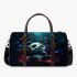 Cute panda wearing headphones 3d travel bag