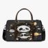 Cute pandas in space stars and planets 3d travel bag