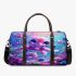 Cute pink and purple baby turtle family surrounded 3d travel bag
