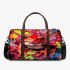 Cute red frog graffiti style 3d travel bag