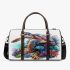 Cute sea turtle swimming in the ocean 3d travel bag