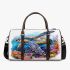 Cute sea turtle swimming in the ocean 3d travel bag