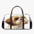 Cute shih tzu dog clipart detailed color drawing 3d travel bag