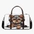 Cute yorkshire terrier dog wearing headphones 3d travel bag