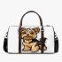 Cute yorkshire terrier in the style of digital cartoon 3d travel bag