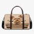 Cute yorkshire terrier puppy driving 3d travel bag