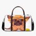 Cute yorkshire terrier wearing summer 3d travel bag