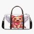 Cute yorkshire terrier with angel wings and heart 3d travel bag
