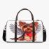 Cute yorkshire terrier with angel wings and heart 3d travel bag