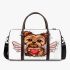 Cute yorkshire terrier with angel wings and heart 3d travel bag