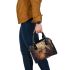 Deer hunting with dream catcher shoulder handbag