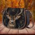 deer with dream catcher Saddle Bag