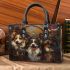 Dogs and cats smile with dream catcher small handbag