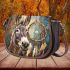 donkey smile with dream catcher Saddle Bag