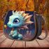 Dragon with yellow egg Saddle Bags for Women: Perfect Gift for Girlfriend, Wife, Daughter