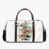 Dragonflies flowers and water lilies 3d travel bag