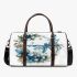 Dragonfly with flowers and leaves 3d travel bag