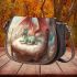 Dragon's dreamy lair saddle bag