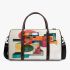 Drawing of an abstract composition 3d travel bag