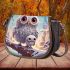 Dreamy owl's playground saddle bag