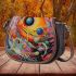 Dynamic colorful abstract art Saddle Bags for Women: Perfect Gift for Girlfriend, Wife, Daughter