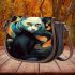 Elegant feline charm Saddle Bags for Women: Perfect Gift for Girlfriend, Wife, Daughter