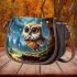Enchanted moonlit owl saddle bag