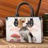 Enchanted pup on mushroom Chic Stylish Small Handbag & Women Totes: Perfect Gift for Girlfriend | Crossbody, Purse, Handbag