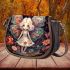 Enchanting fairy in floral haven Saddle Bags for Women: Perfect Gift for Girlfriend, Wife, Daughter