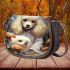 Enchanting forest encounter Saddle Bags for Women: Perfect Gift for Girlfriend, Wife, Daughter