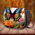 Ethereal beauty butterfly in a lush garden Saddle Bags for Women: Perfect Gift for Girlfriend, Wife, Daughter