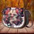 Ethereal blossom serenity Saddle Bags for Women: Perfect Gift for Girlfriend, Wife, Daughter