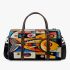 Fish in the style of kandinsky 3d travel bag