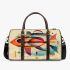 Fish in the style of kandinsky 3d travel bag