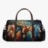 Five horse smile with dream catcher 3d travel bag
