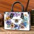 Flowers and bumblebee small handbag