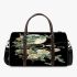 Flowers and dragonflies around the moon 3d travel bag