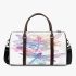 Flying dragonflies and flowers 3d travel bag