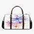 Flying dragonflies and flowers 3d travel bag