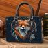 Fox smile with dream catcher small handbag