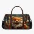 Fox smile with dream catcher 3d travel bag