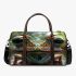 Frog with big eyes symmetrical face 3d travel bag