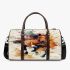 Galloping horse in the style of oil painting 3d travel bag