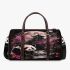 Giant panda under the moon surrounded by pink cherry blossom trees 3d travel bag