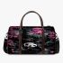 Giant panda under the moon surrounded by pink cherry blossom trees 3d travel bag