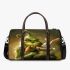 Grinchy smile and dancing rabbit 3d travel bag