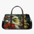 Grinchy smile and dancing santaclaus 3d travel bag