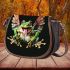 Happy frog with four arms saddle bag