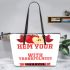 Hem Your Blessings With Thankfulness So They Don't Unravel Leather Tote Bag