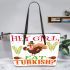 hey girl do you eat turkish Leather Tote Bag